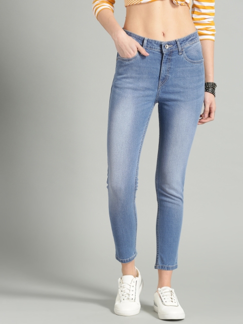 

Roadster Women Blue Skinny Fit Mid-Rise Clean Look Stretchable Jeans