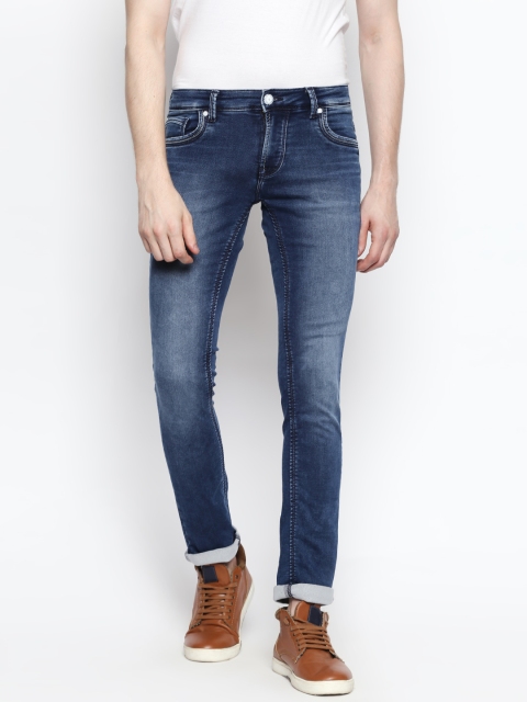 

Integriti Men Blue Skinny Fit Mid-Rise Clean Look Jeans
