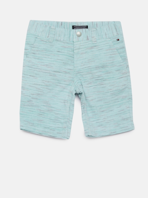 

Tommy Hilfiger Boys Blue Solid Regular Fit Chino Shorts