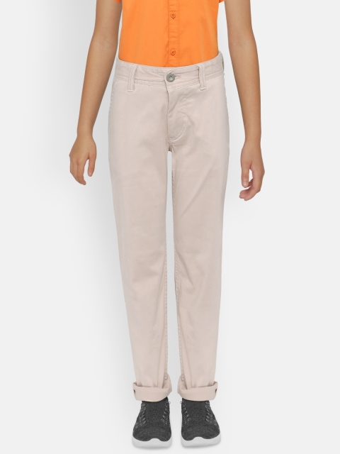 

Tommy Hilfiger Boys Beige Smart Slim Fit Solid Chinos