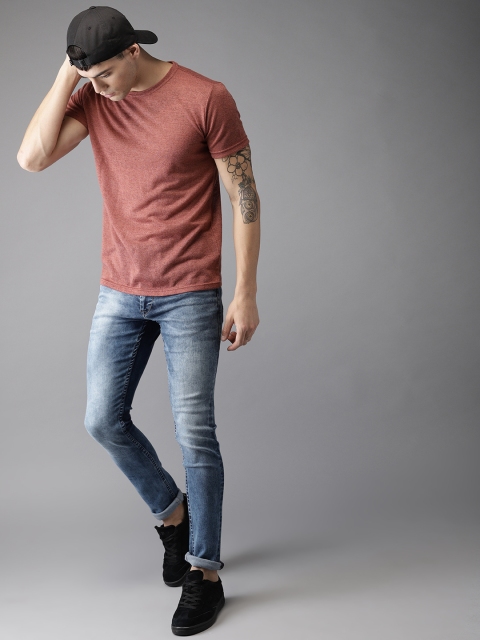 

Moda Rapido Men Blue Skinny Fit Mid-Rise Clean Look Stretchable Jeans