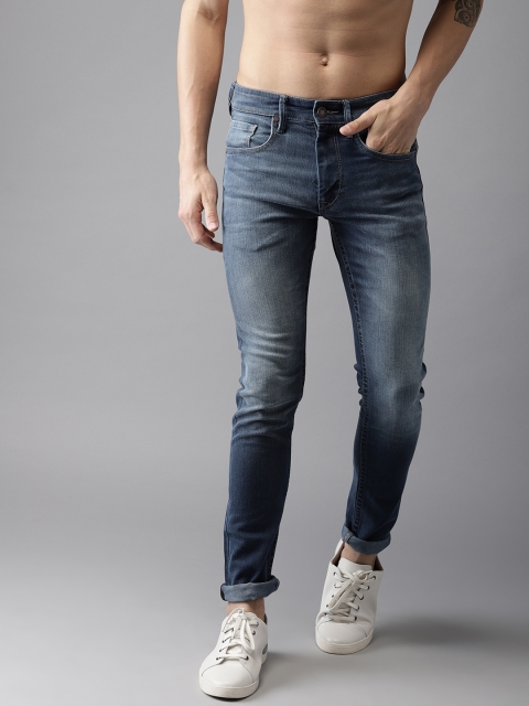 

Moda Rapido Men Blue Skinny Fit Mid-Rise Clean Look Stretchable Jeans