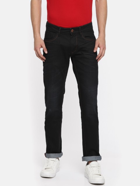 

American Bull Men Blue Slim Fit Low-Rise Clean Look Stretchable Jeans