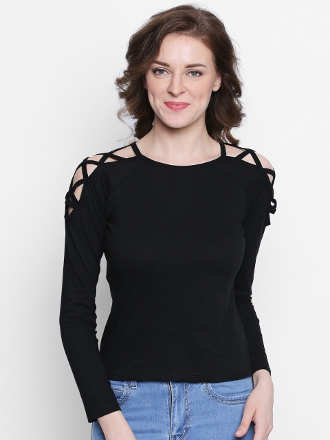 

The Dry State Women Black Solid Top