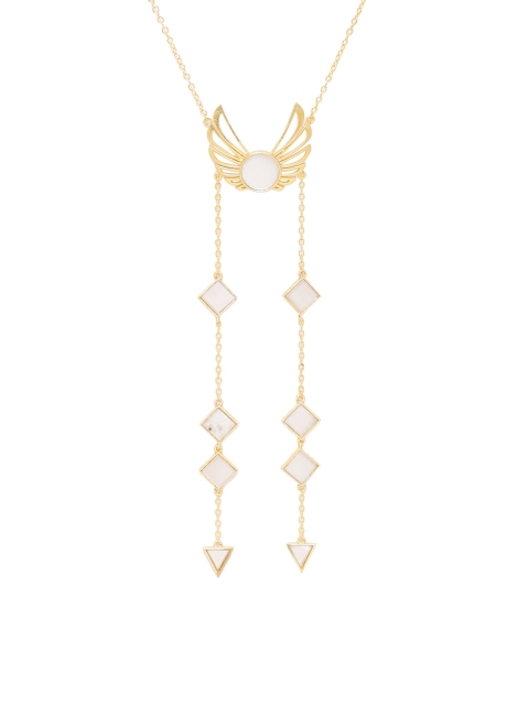 

Voylla Gold-Toned Brass Tasselled Necklace