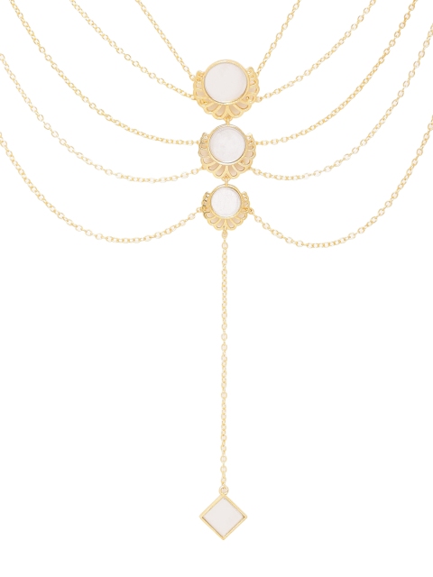 

Voylla Gold-Toned Brass Layered Necklace