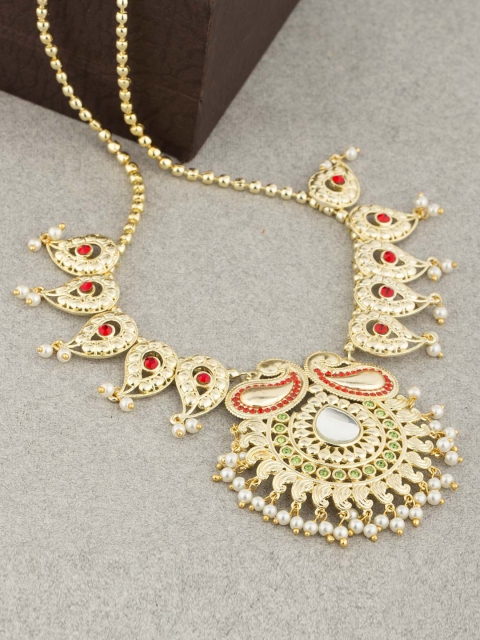 

Voylla Gold-Toned Brass Handcrafted Necklace