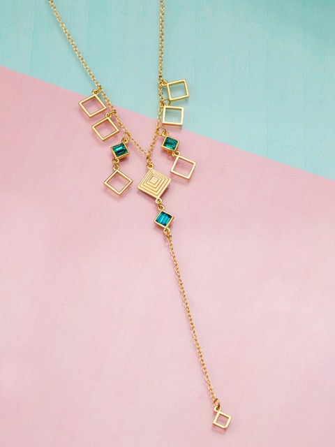 

Voylla Gold-Toned Brass Tasselled Necklace