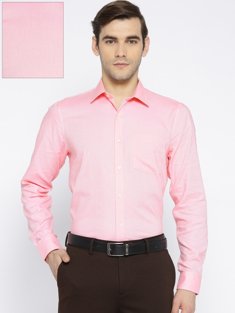 

Blackberrys Men Pink Slim Fit Solid Formal Shirt