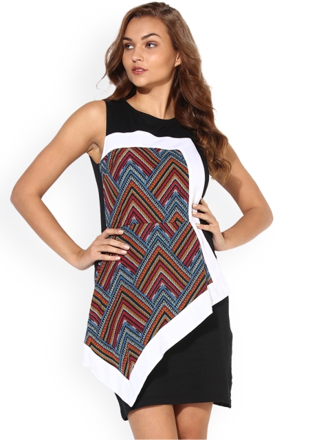

Heather Hues Women Multicoloured Printed Sheath Dress, Multi