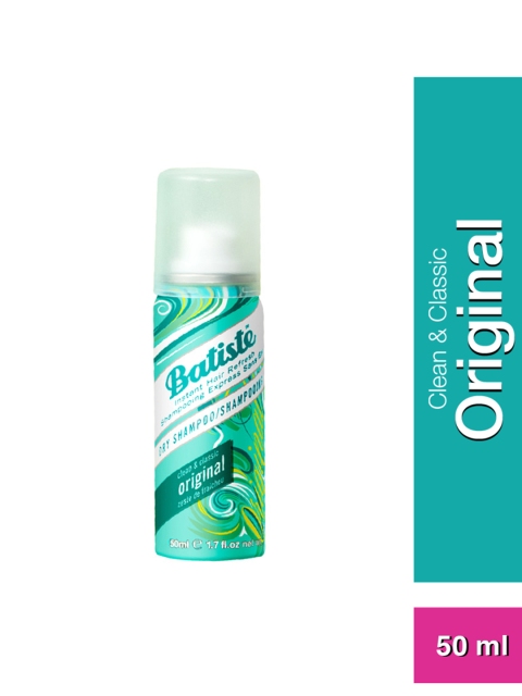 

Batiste Instant Hair Refresh Clean & Classic Original Dry Shampoo - 50 ml, Blue
