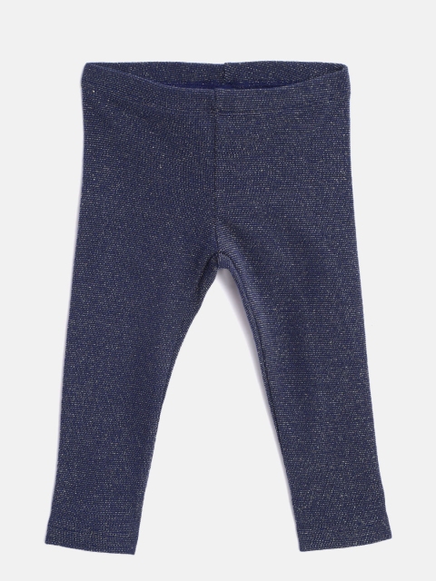

United Colors of Benetton Navy Shimmer Leggings, Navy blue