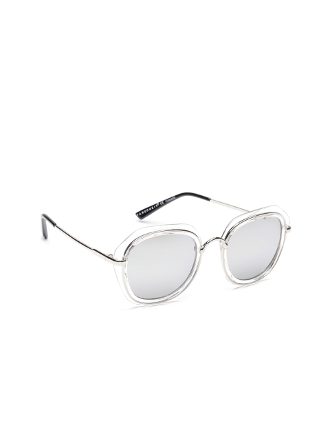 

Farenheit Women Mirrored Oval Sunglasses SOC-FA-E90-113, Silver