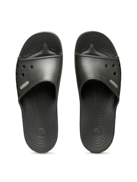 

Crocs Crocband Men Black Solid Sliders