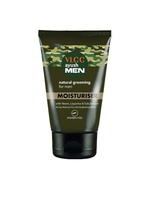 

VLCC Ayush Men Natural Grooming Moisturiser 50 g, Green
