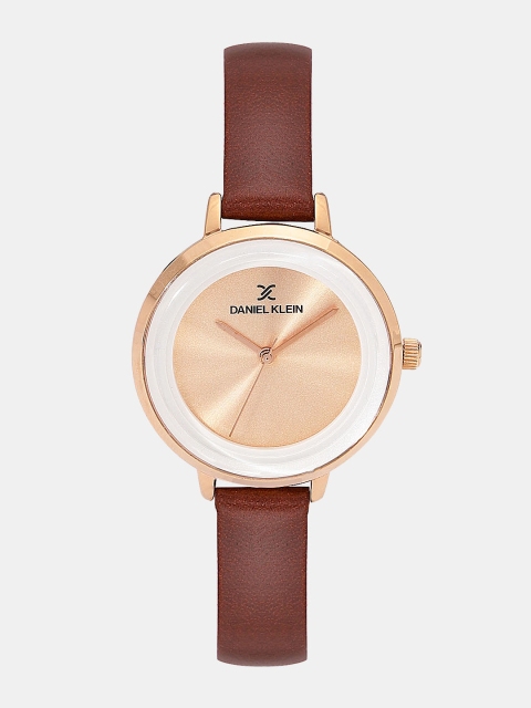 

Daniel Klein Premium Women Rose Gold-Toned Analogue Watch DK11374-2