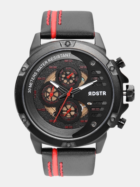 

Roadster Men Black & Beige Chronograph Watch MFB-PN-OS-TX2910
