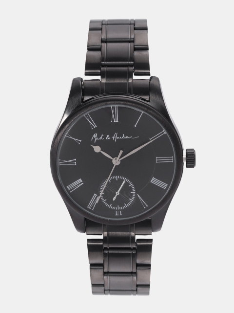 

Mast & Harbour Men Black Analogue Watch MFB-PN-LW3177
