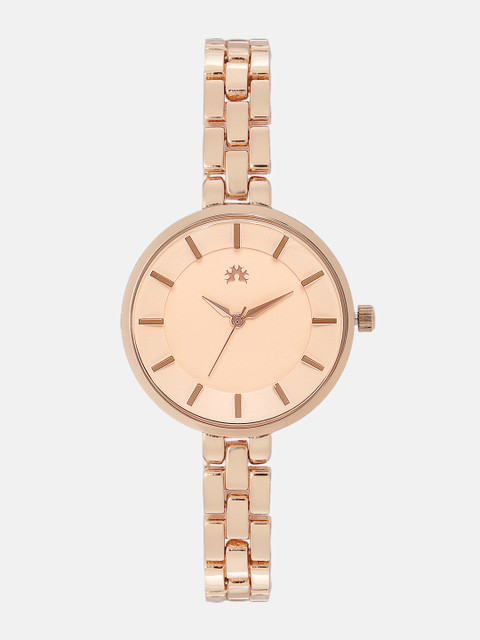 

Anouk Women Peach-Coloured Analogue Watch