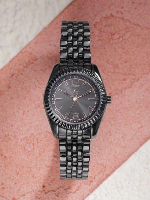 

DressBerry Women Gunmetal-Toned Analogue Watch MFB-PN-WTH-D5769-4, Metallic