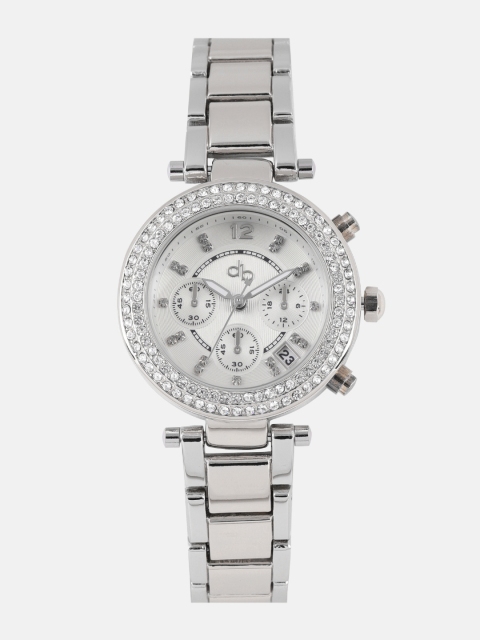 

DressBerry Women White Embellished Analogue Watch MFB-PN-WTH-R6245