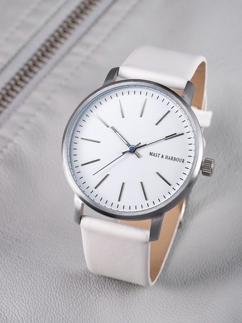 

Mast & Harbour Unisex White Analogue Watch MFB-PN-WTH-M8131-4
