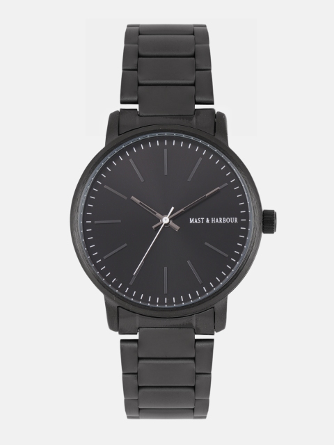 

Mast & Harbour Unisex Black Analogue Watch MFB-PN-WTH-M8131-4