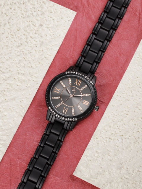 

DressBerry Women Grey Embellished Analogue Watch MFB-PN-SNT-E17