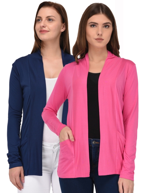 

Espresso Women Pack Of 2 Shrugs, Fuchsia