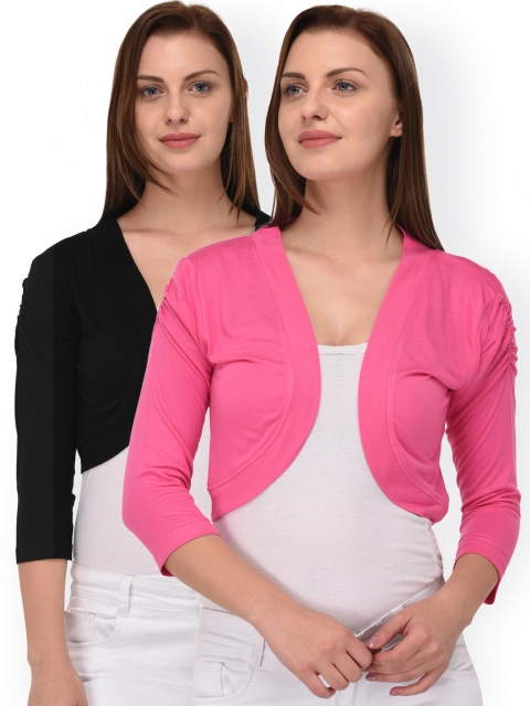 

Espresso Women Pack Of 2 Shrugs, Fuchsia