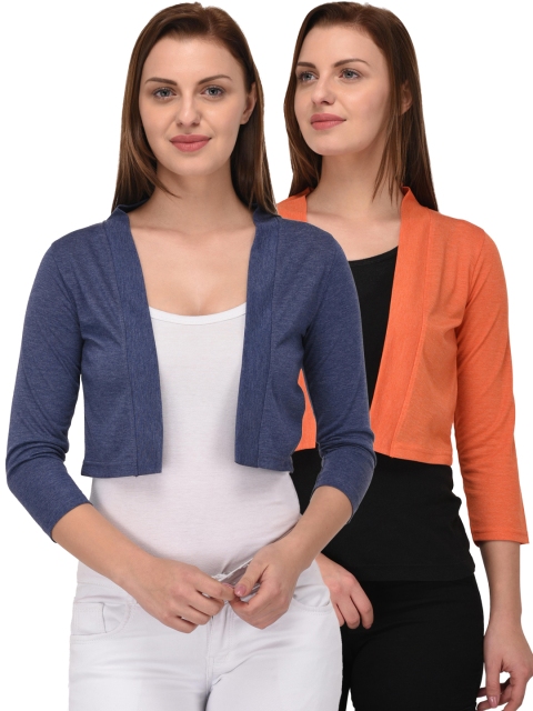 

Espresso Women Pack Of 2 Shrugs, Blue