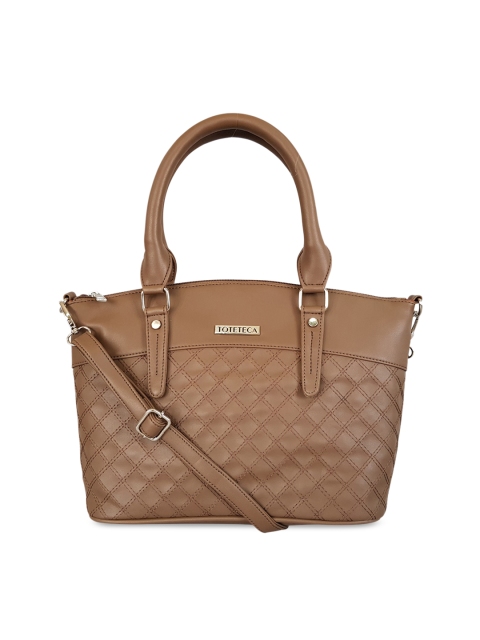 

Toteteca Brown Solid Handheld Bag