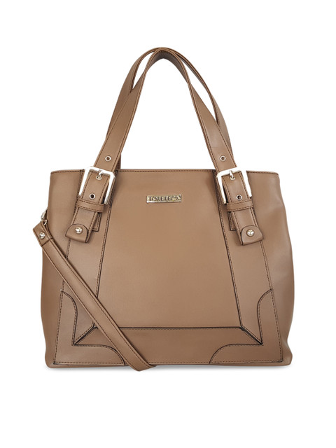 

Toteteca Brown Solid Handheld Bag