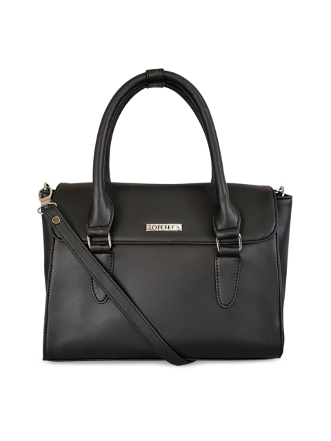 

Toteteca Black Solid Shoulder Bag