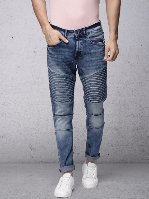 

Ecko Unltd Men Blue Slim Tapered Fit Mid-Rise Clean Look Stretchable Jeans