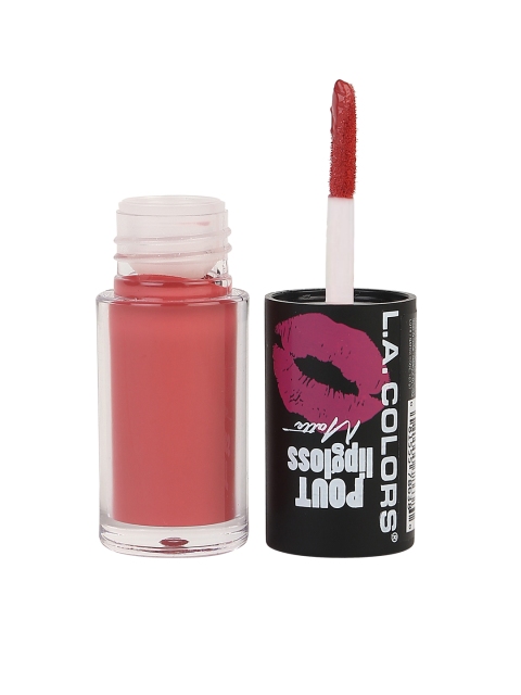 

L.A. Colors CLG638 Delectable Pout Matte Lipgloss, Red