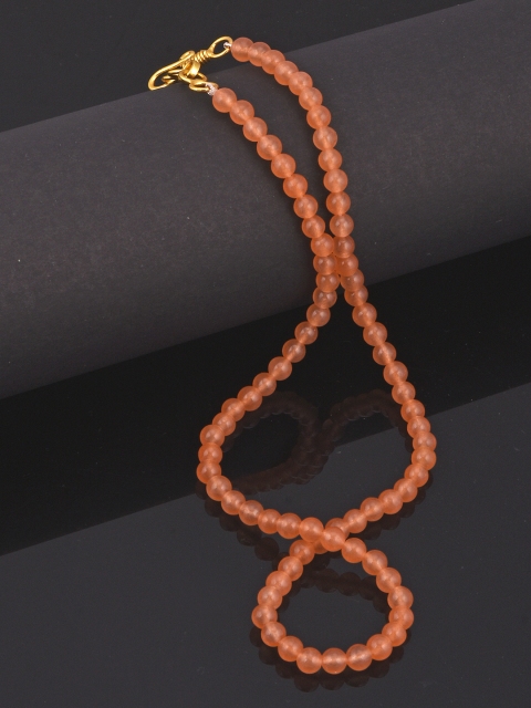 

Tistabene Orange Metal Gold-Plated Necklace
