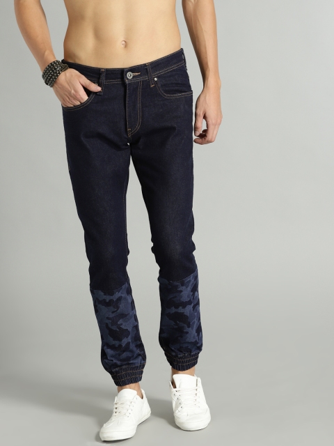 

Roadster Men Blue Jogger Mid-Rise Clean Look Stretchable Jeans