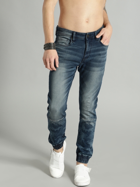 

Roadster Men Blue Jogger Mid-Rise Clean Look Stretchable Jeans