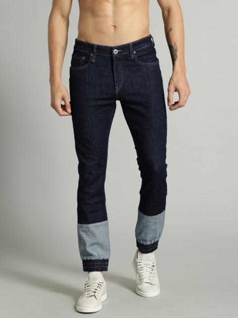

Roadster Men Blue Mid-Rise Clean Look Stretchable Jogger Jeans