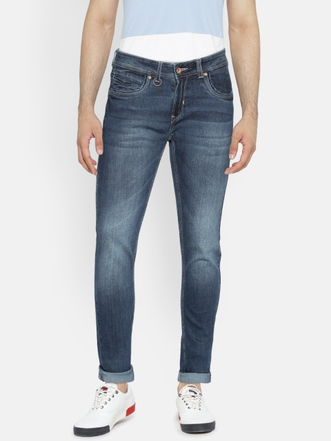 

Peter England Casuals Men Blue Skinny Fit Low-Rise Clean Look Stretchable Jeans