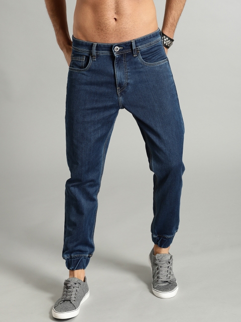 

Roadster Men Blue Jogger Mid-Rise Clean Look Stretchable Jeans
