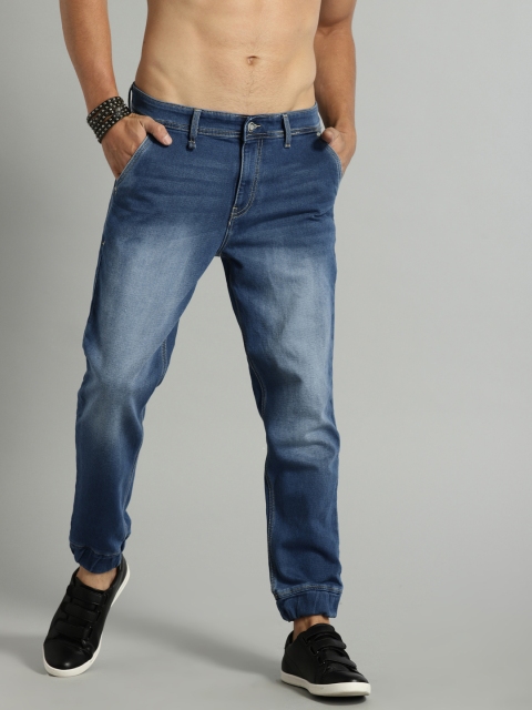 

Roadster Men Blue Mid-Rise Clean Look Stretchable Jogger Jeans