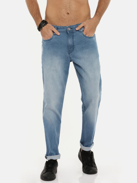 

Roadster Men Blue Regular Fit Mid-Rise Mildly Distressed Stretchable Jeans