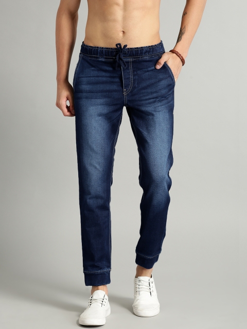 

Roadster Men Blue Jogger Fit Mid-Rise Clean Look Stretchable Jeans