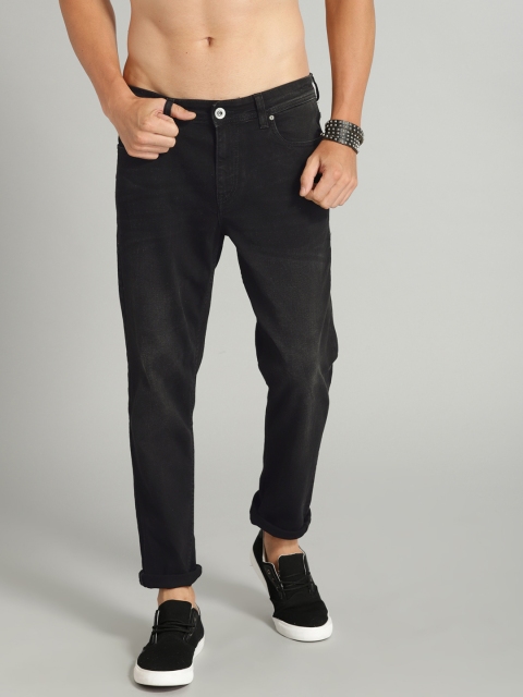 

Roadster Men Black Regular Fit Mid-Rise Clean Look Stretchable Jeans