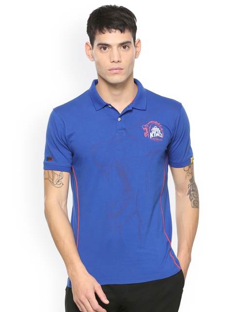 

Peter England Men Blue Chennai Super Kings Slim Fit T-shirt