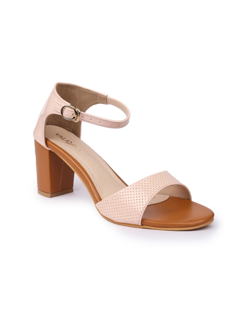 

VALIOSAA Women Pink Solid Sandals