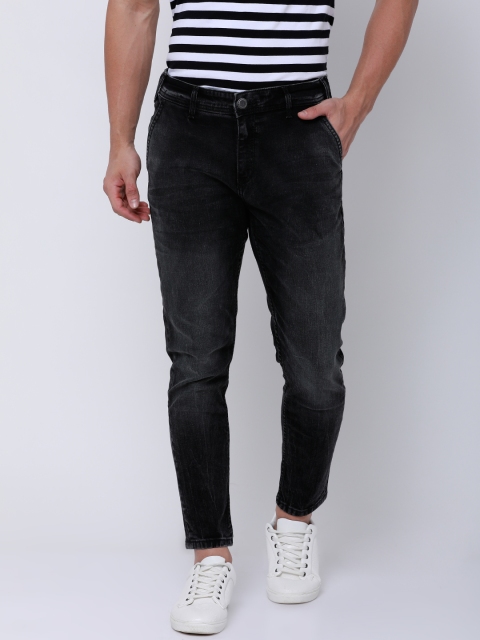 

LOCOMOTIVE Men Black Slim Fit Mid-Rise Clean Look Stretchable Jeans