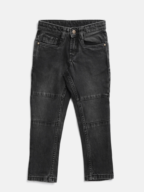 

Flying Machine Boys Charcoal Grey Slim Fit Mid-Rise Clean Look Stretchable Jeans